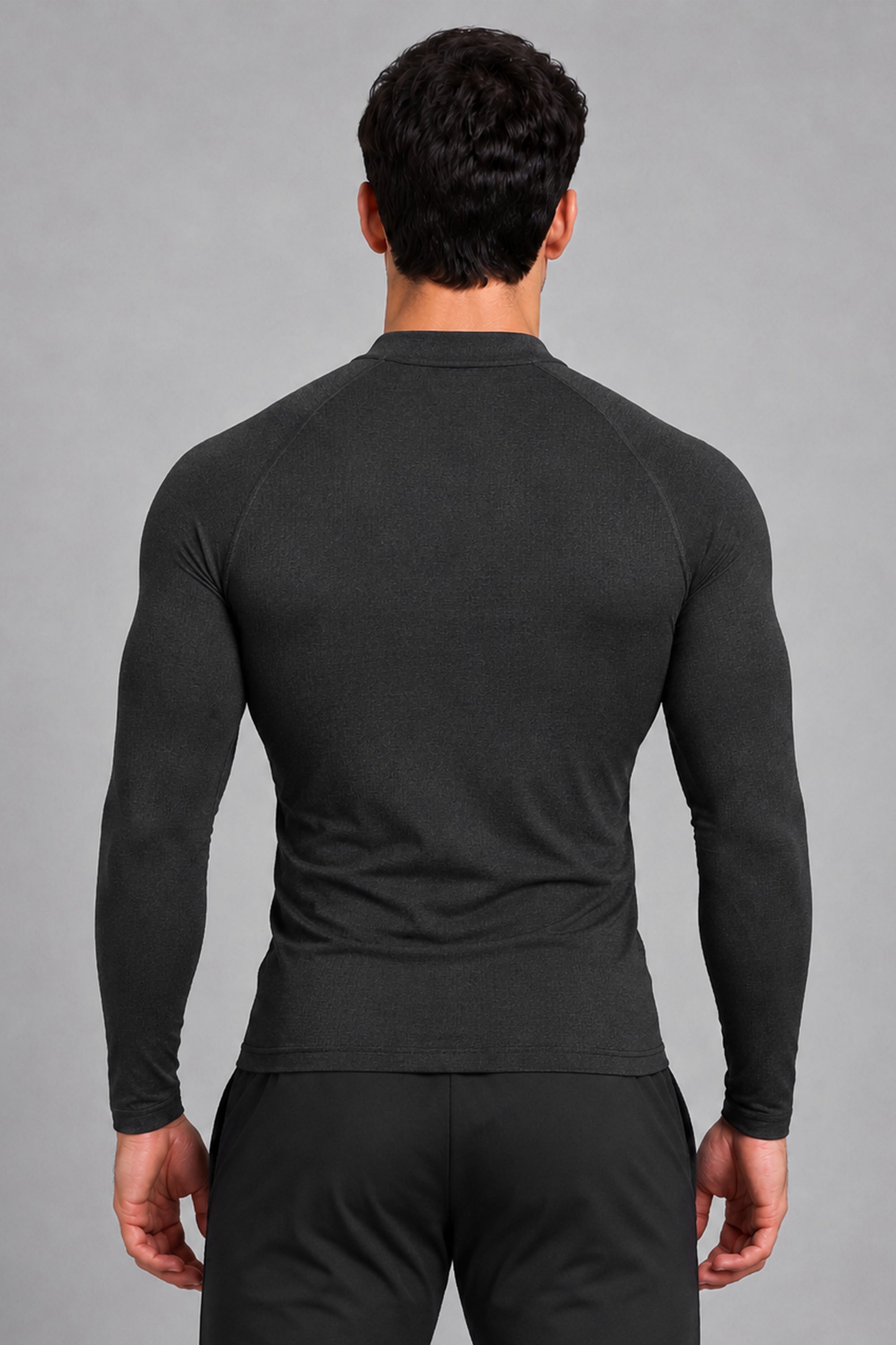 Stride Tech Performance Quarter-Zip Midlayer Black