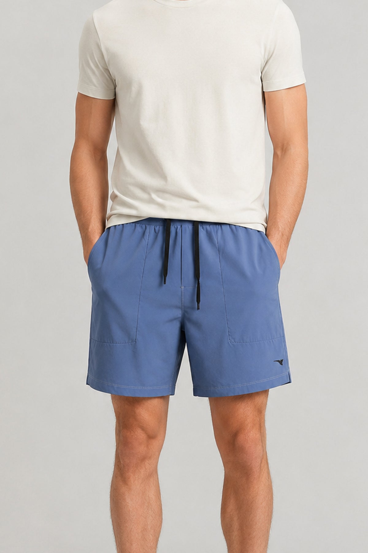 PRO GYM SHORT ROLLING WATER/  BLACK