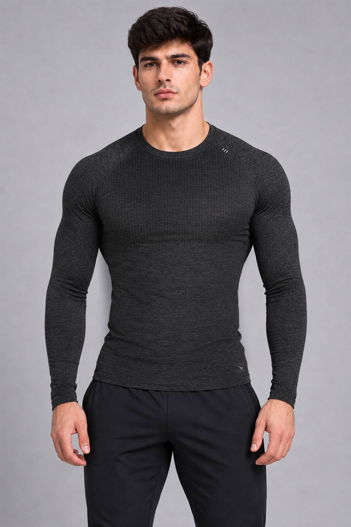 Hyper-Breathable Performance Long Sleeve Shirt Black