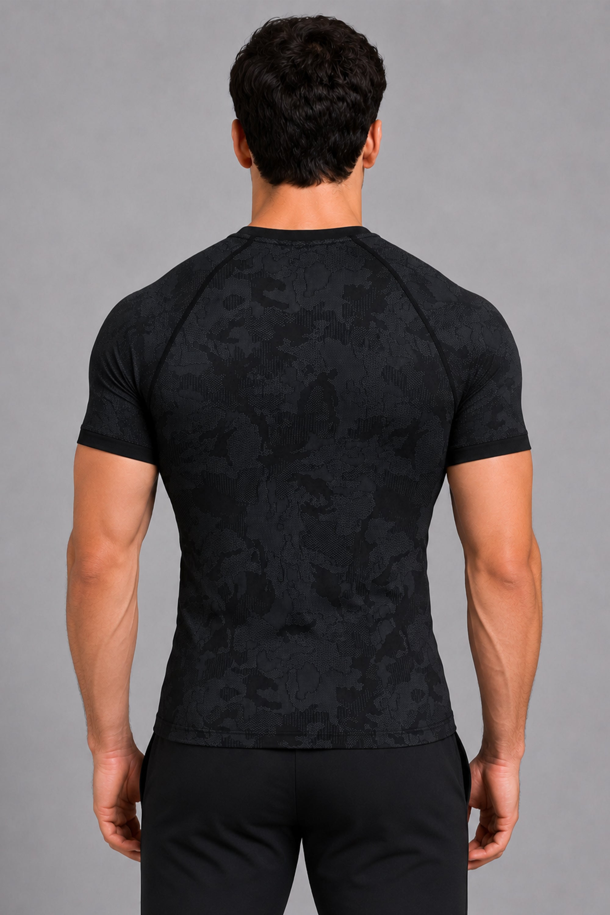 Aguila Tech Athletic Shirt Black Camou