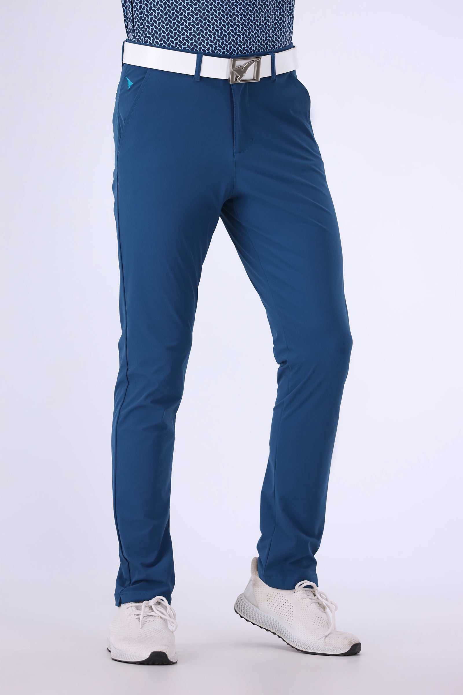 suic golf HIGHRISE TWILL PANT GOLF PANTS GIBRALTAR BLUE – Aguila