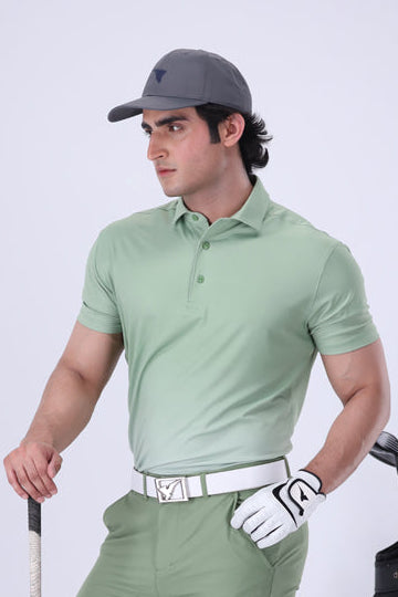 PASTEL PINE GOLF POLO