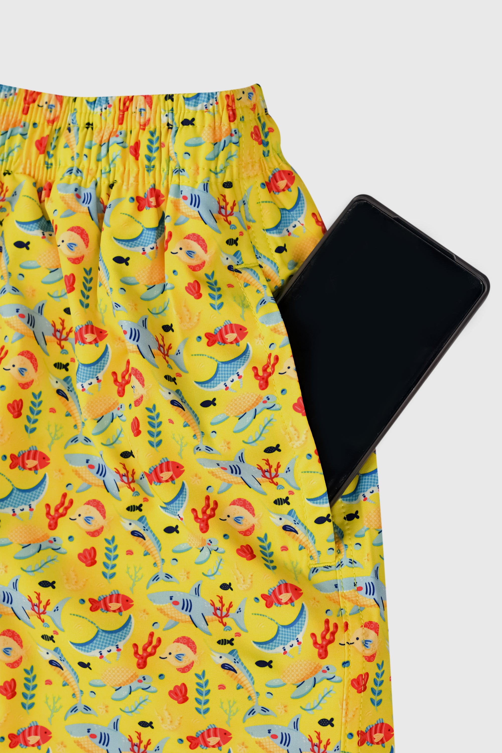 KIDS WAVE RIDE SHORT YELLOW