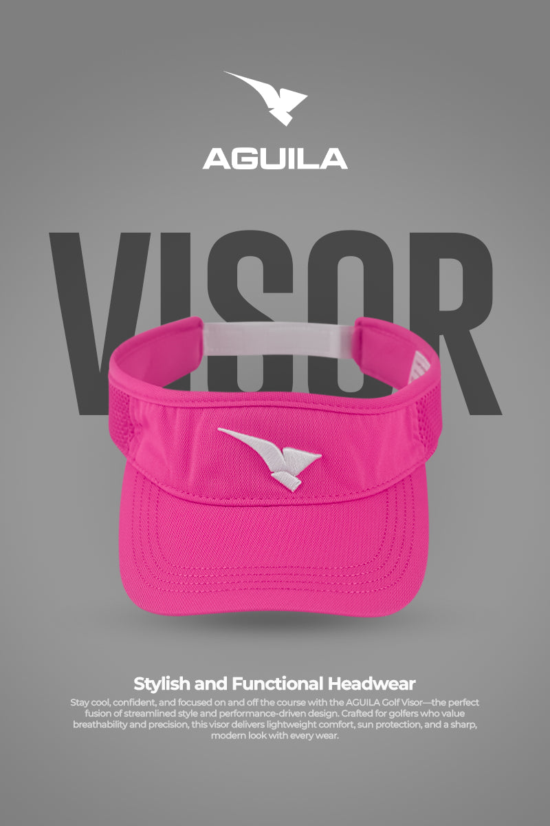GOLF VISOR CAP HOT PINK