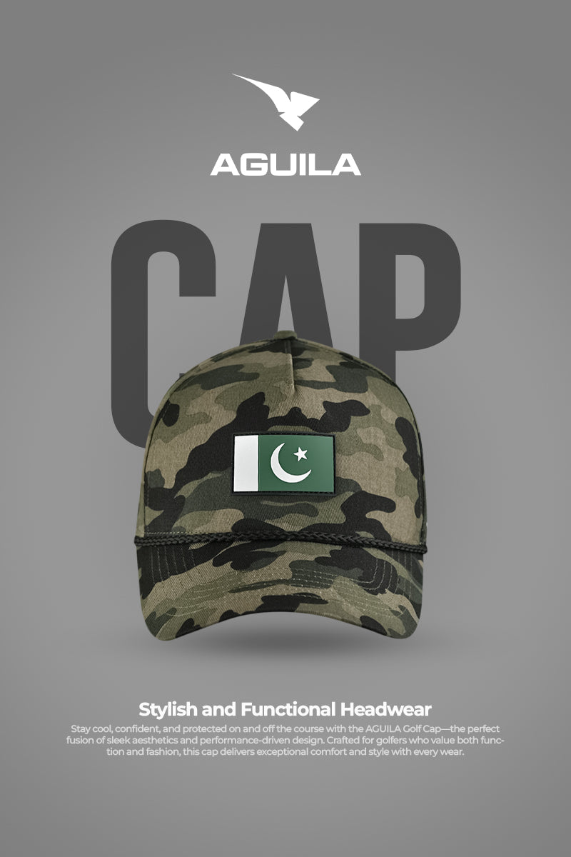 Pakistan Cap Green Camo