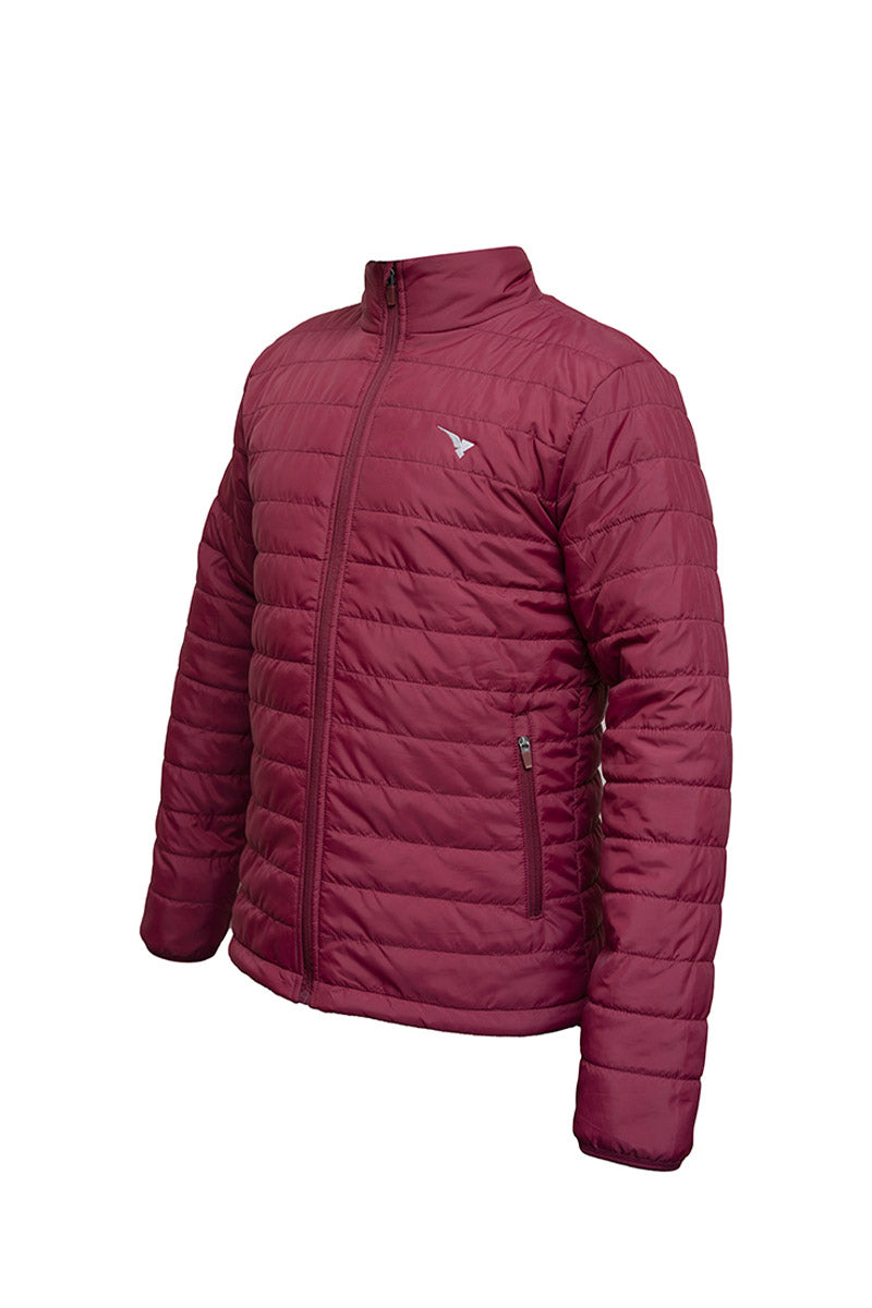 Crimson Puffer Jacket