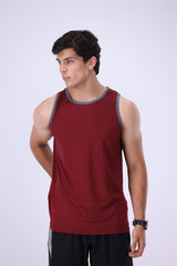 Rep Pro Burgundy Gym Singlet
