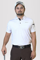 CLASSICO R-L WHITE GOLF POLO