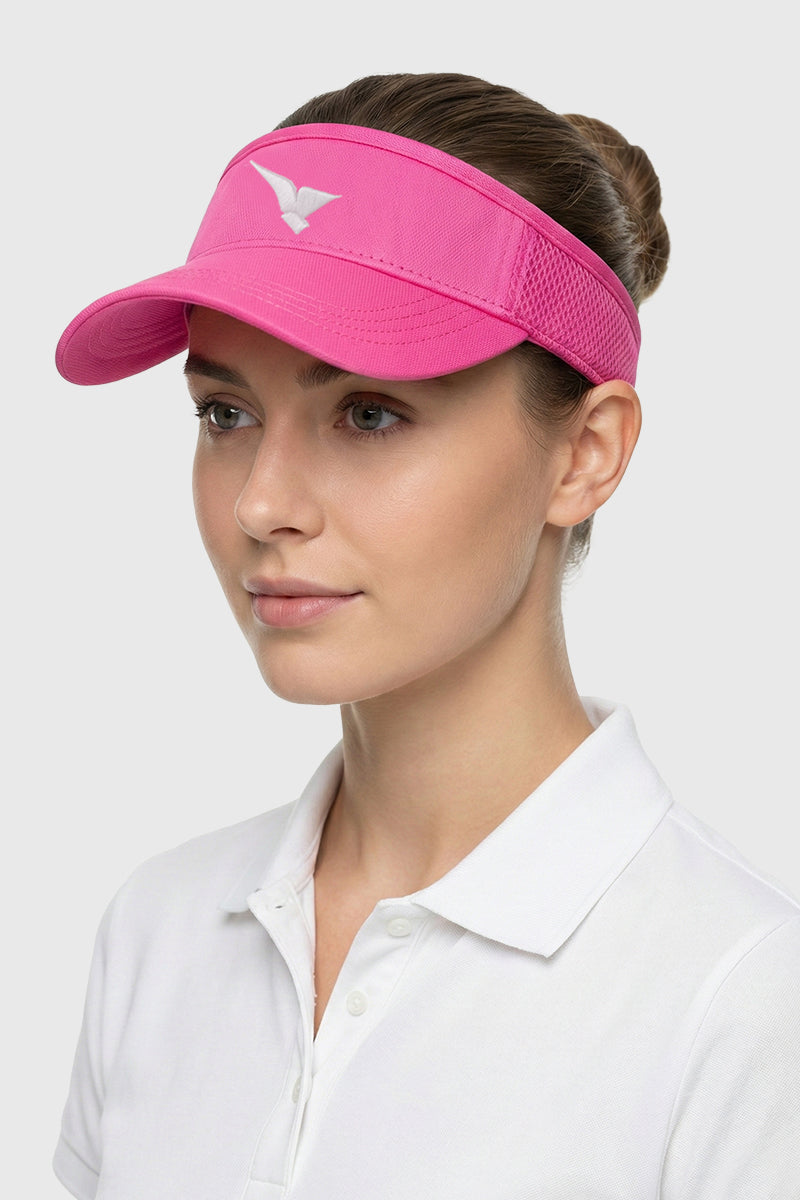 GOLF VISOR CAP HOT PINK