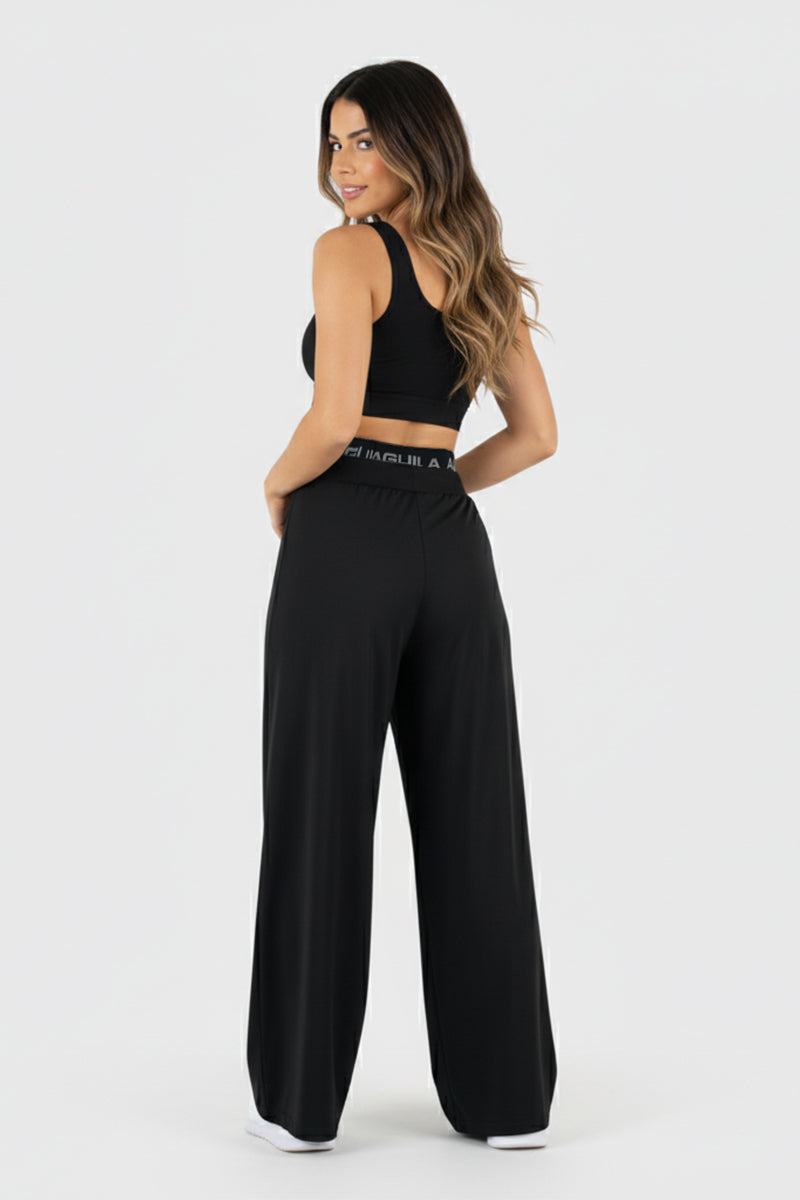Wide-Leg Flow Pant
