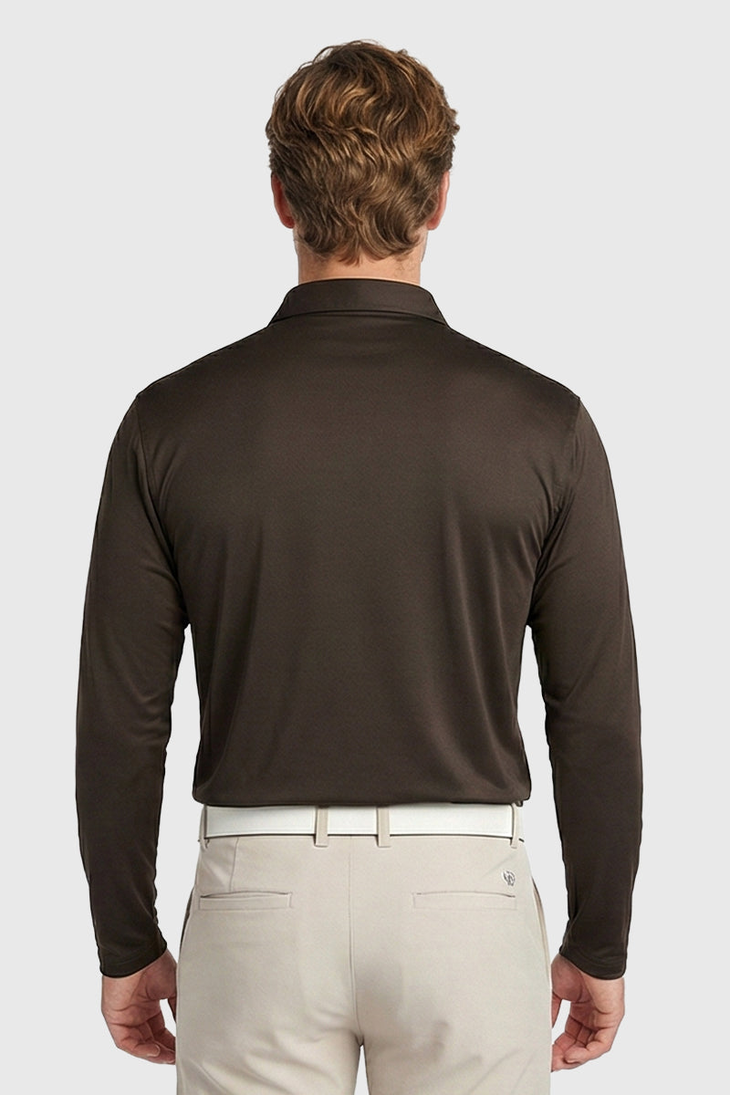 Midnight Men LS Golf Polo