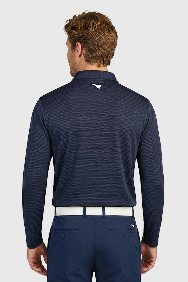 Midnight Men LS Golf Polo