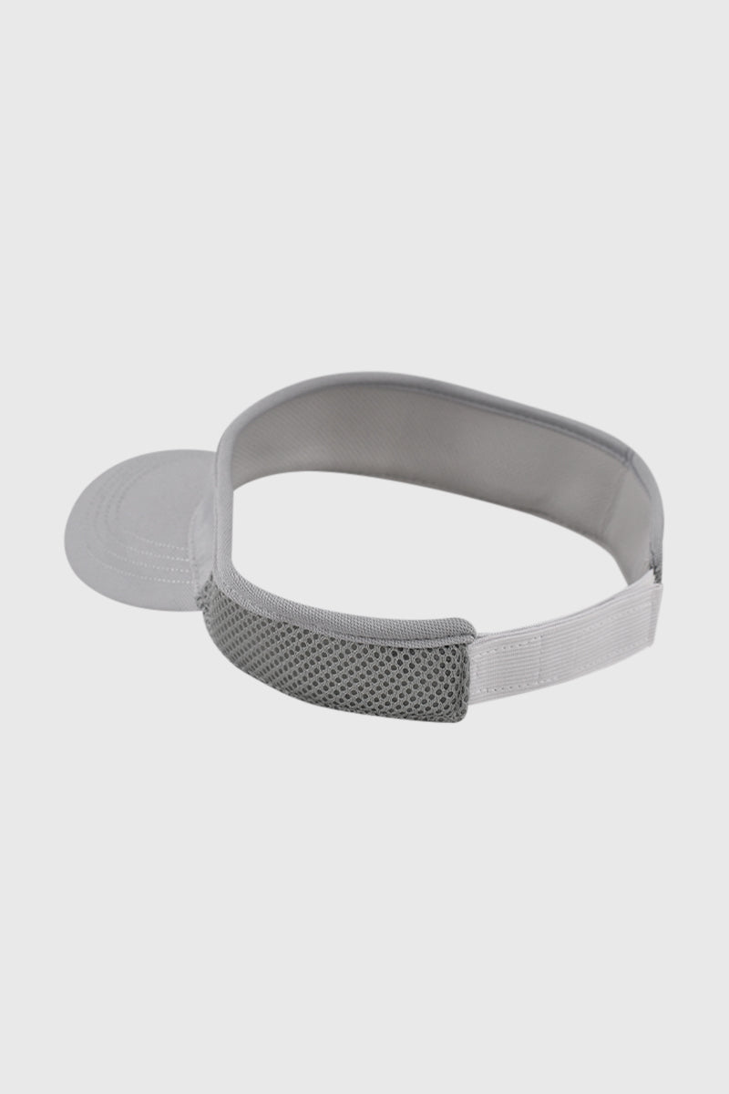 GOLF VISOR CAP SILVER GREY
