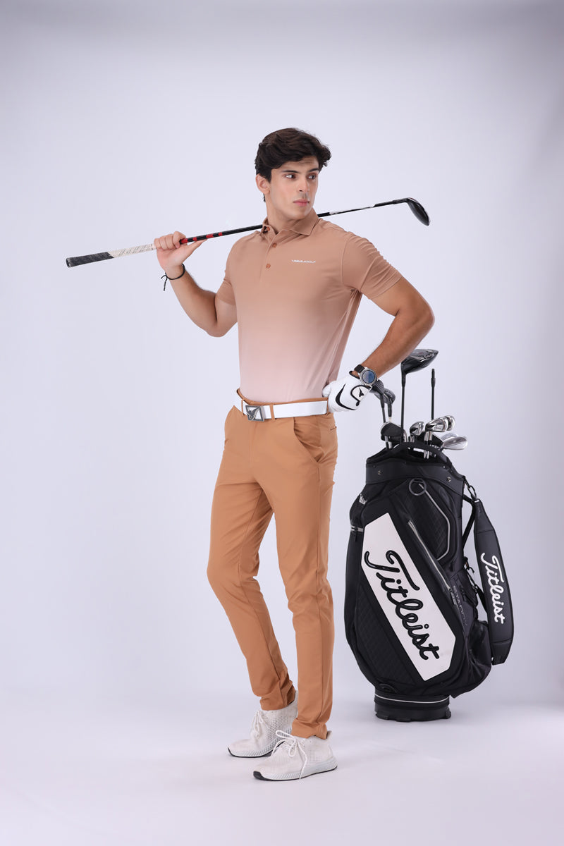 Sunset Drift Golf Polo