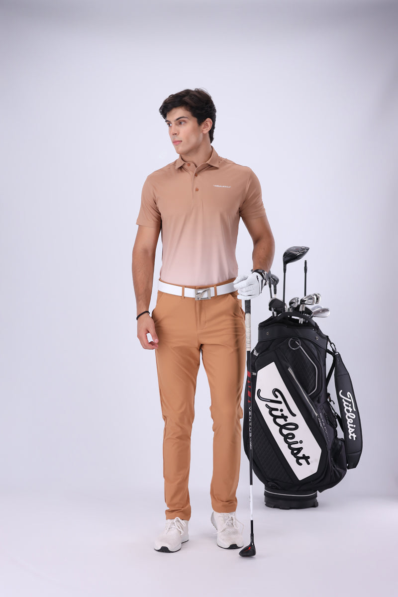 Sunset Drift Golf Polo