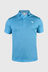 SWIFT MEN GOLF POLO CYAN