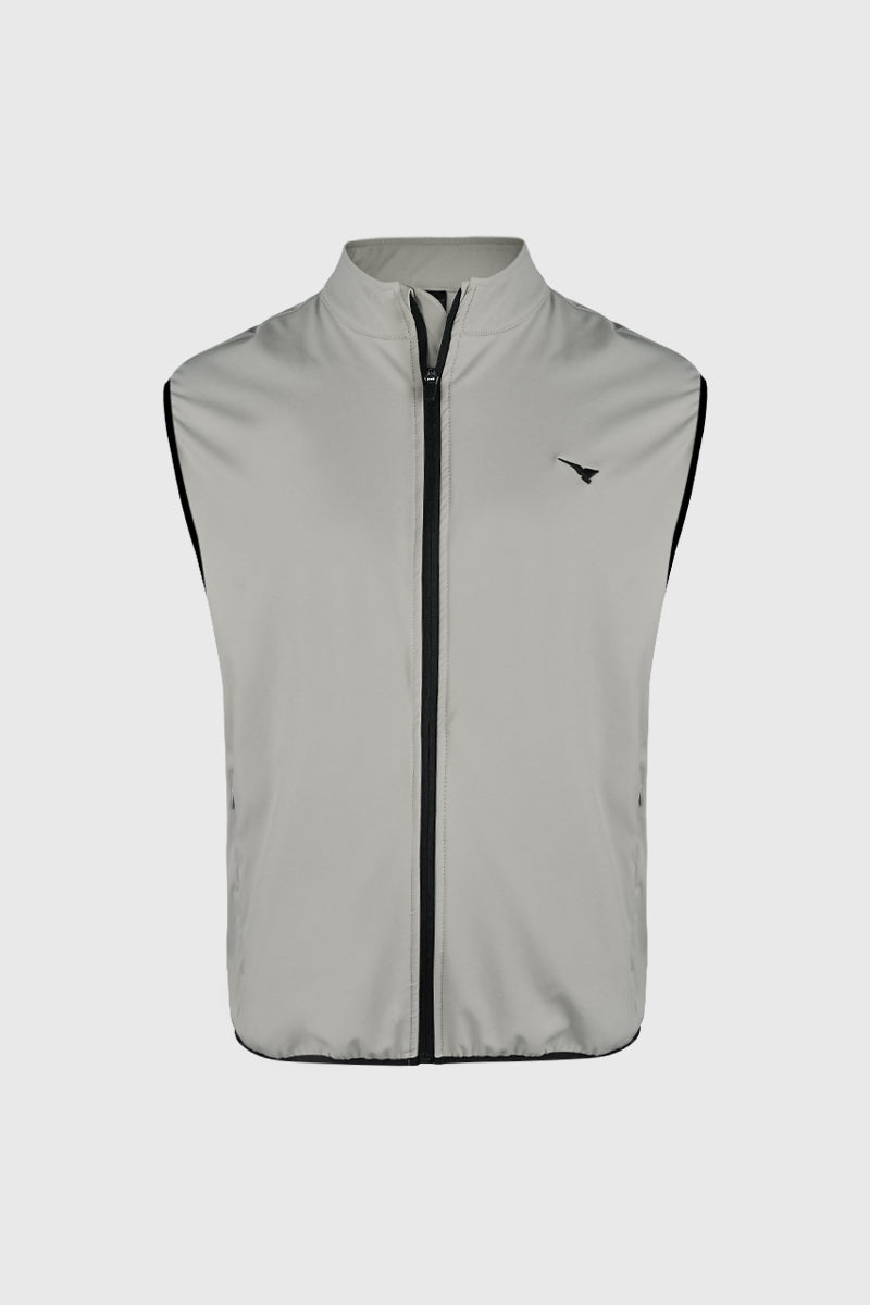 MEN GOLF VEST ASH GREY