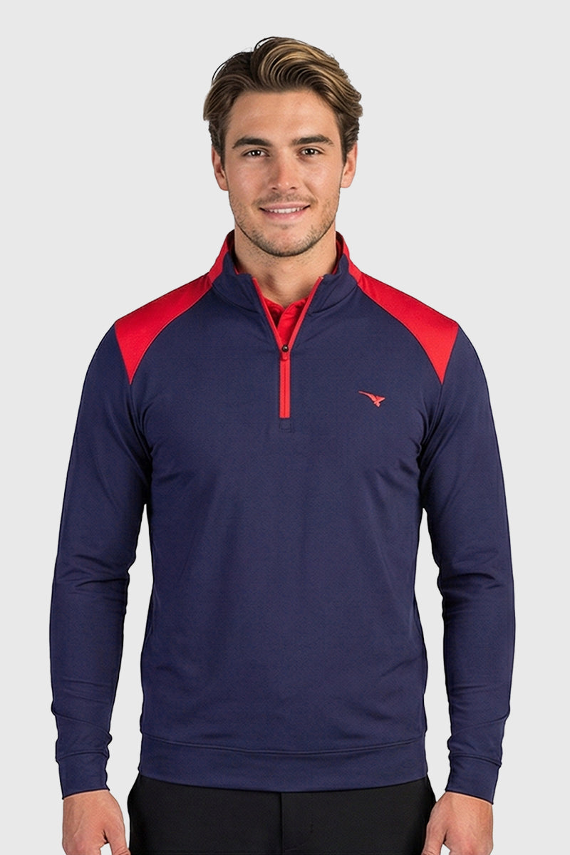 AD SWING MIDLAYER NAVY / RED