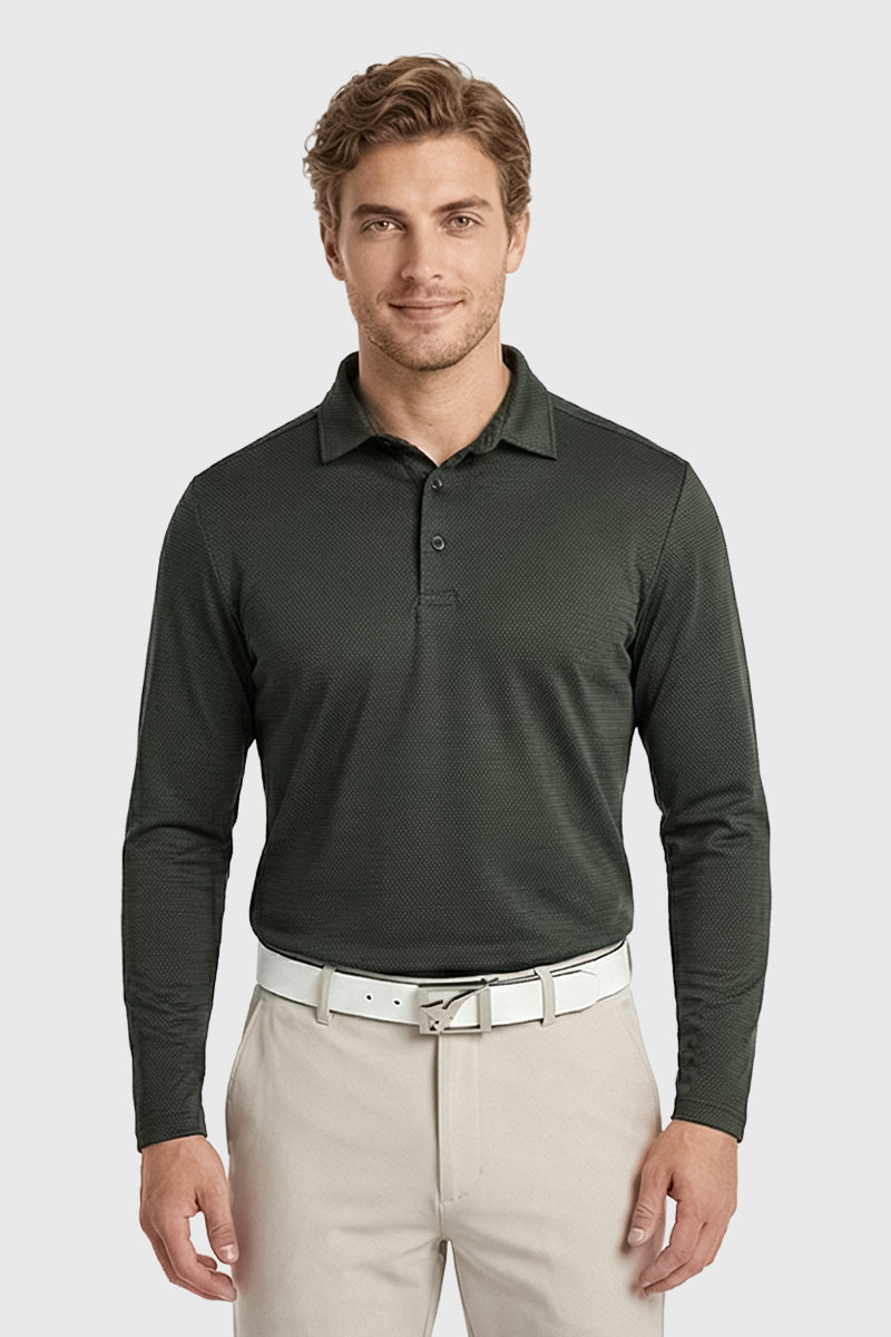 Midnight Men LS Golf Polo
