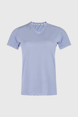 WOMEN BUZZFIT GYM T-SHIRT LIGHT GREY