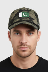 Pakistan Cap Green Camo