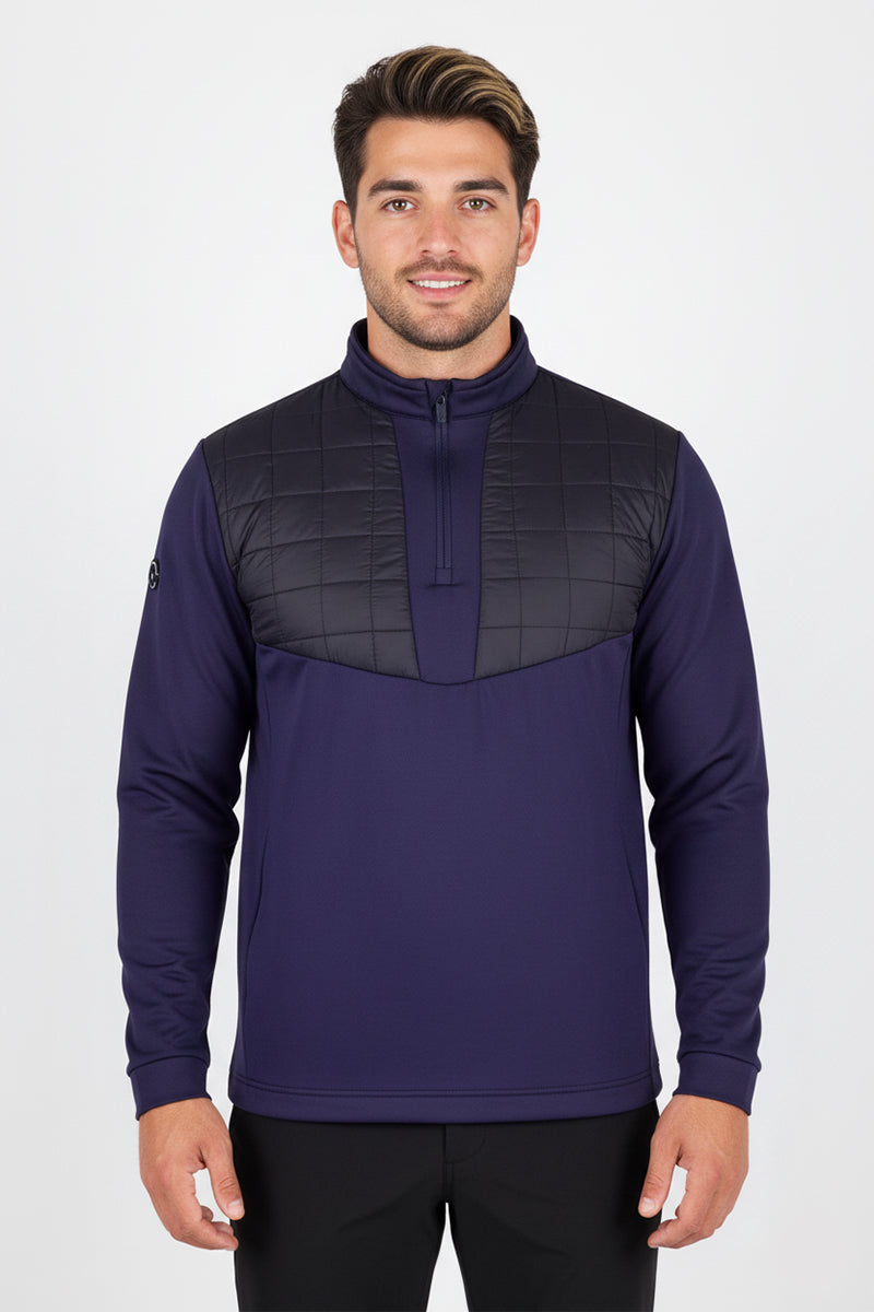 CALIDO BUBBLE NAVY MIDLAYER