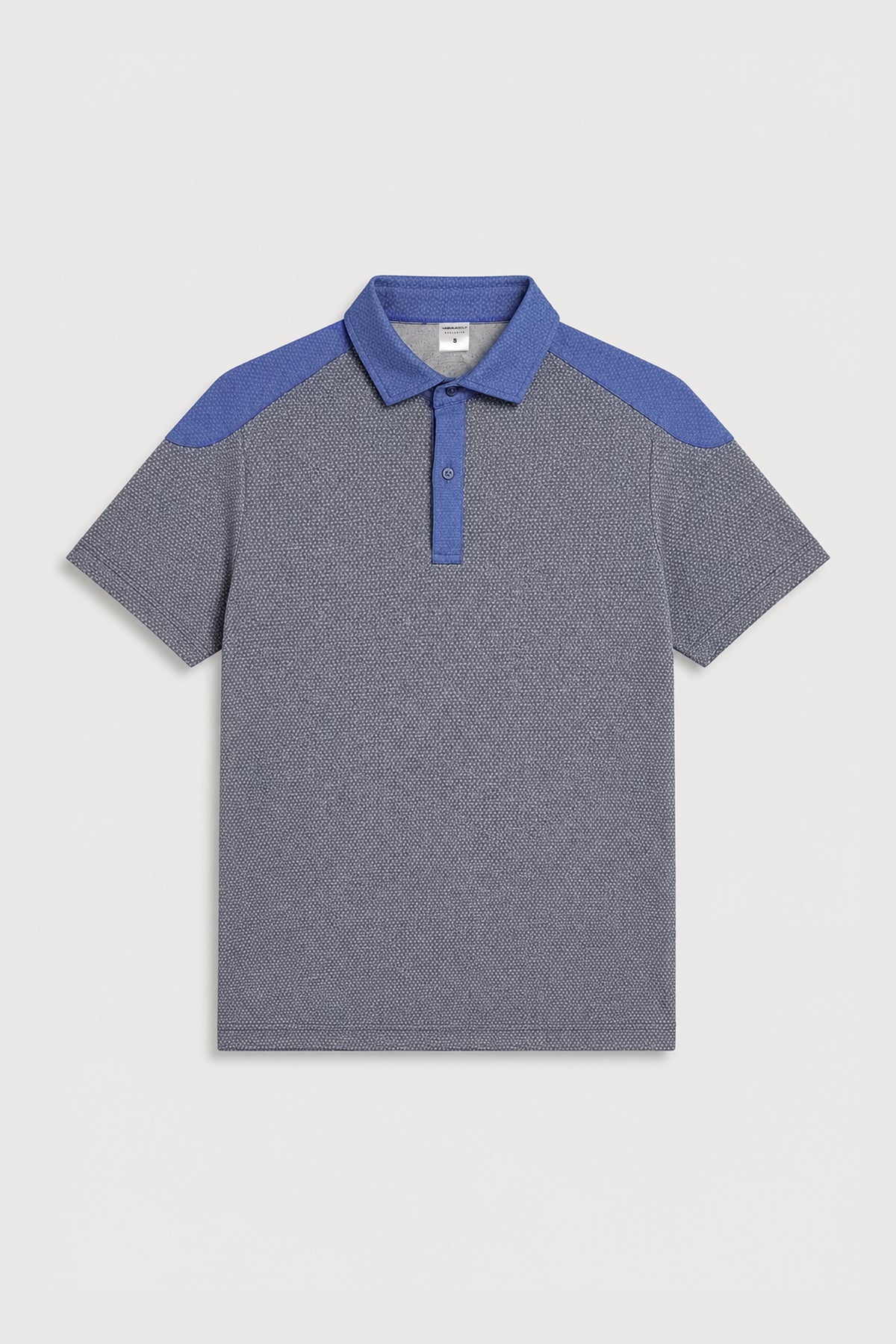 CUT AWAY MEN GOLF POLO GREYBLUE