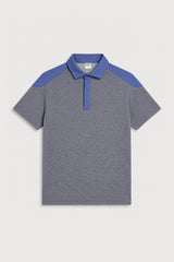 CUT AWAY MEN GOLF POLO GREYBLUE