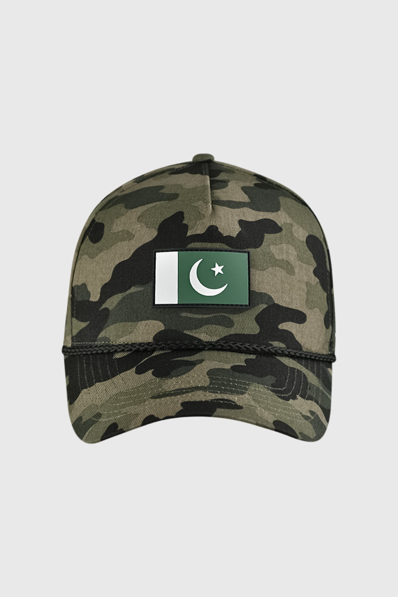 Pakistan Cap Green Camo
