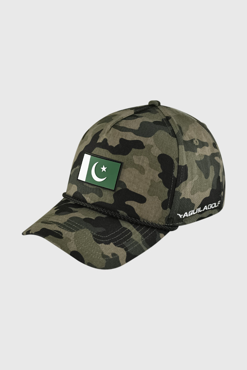 Pakistan Cap Green Camo