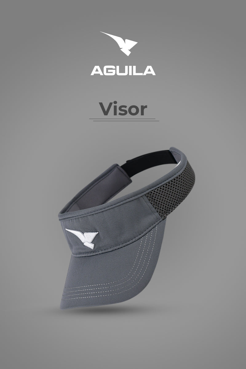GOLF VISOR CAP DARK GREY