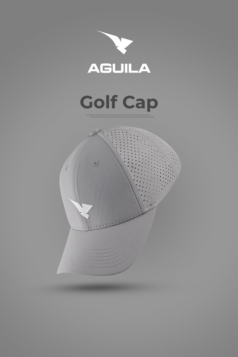 GOLF CAP NEW SILVER GREY