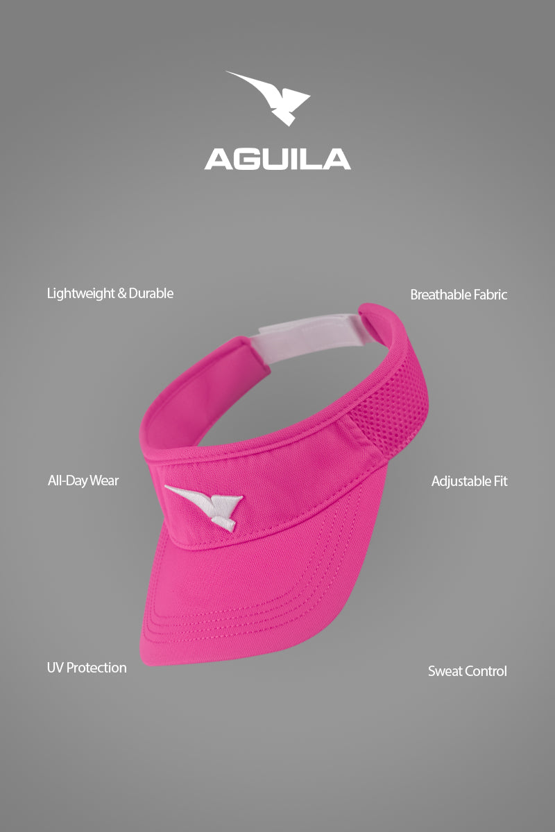 GOLF VISOR CAP HOT PINK