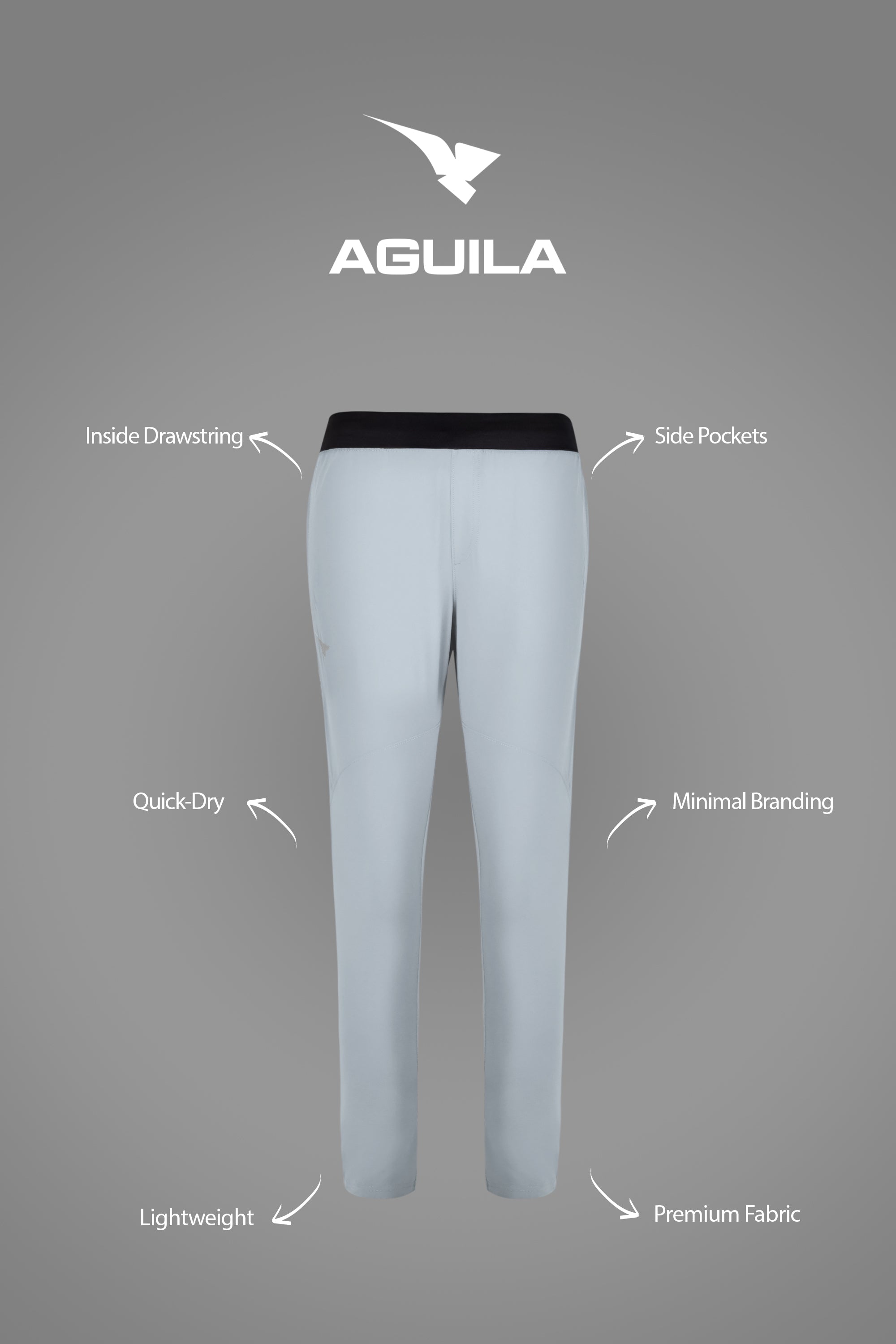 KID'S LIFT LEGACY TROUSERS SILVER GREY