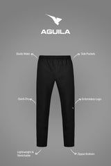 Aguila Shield Tracksuit-Pant Black