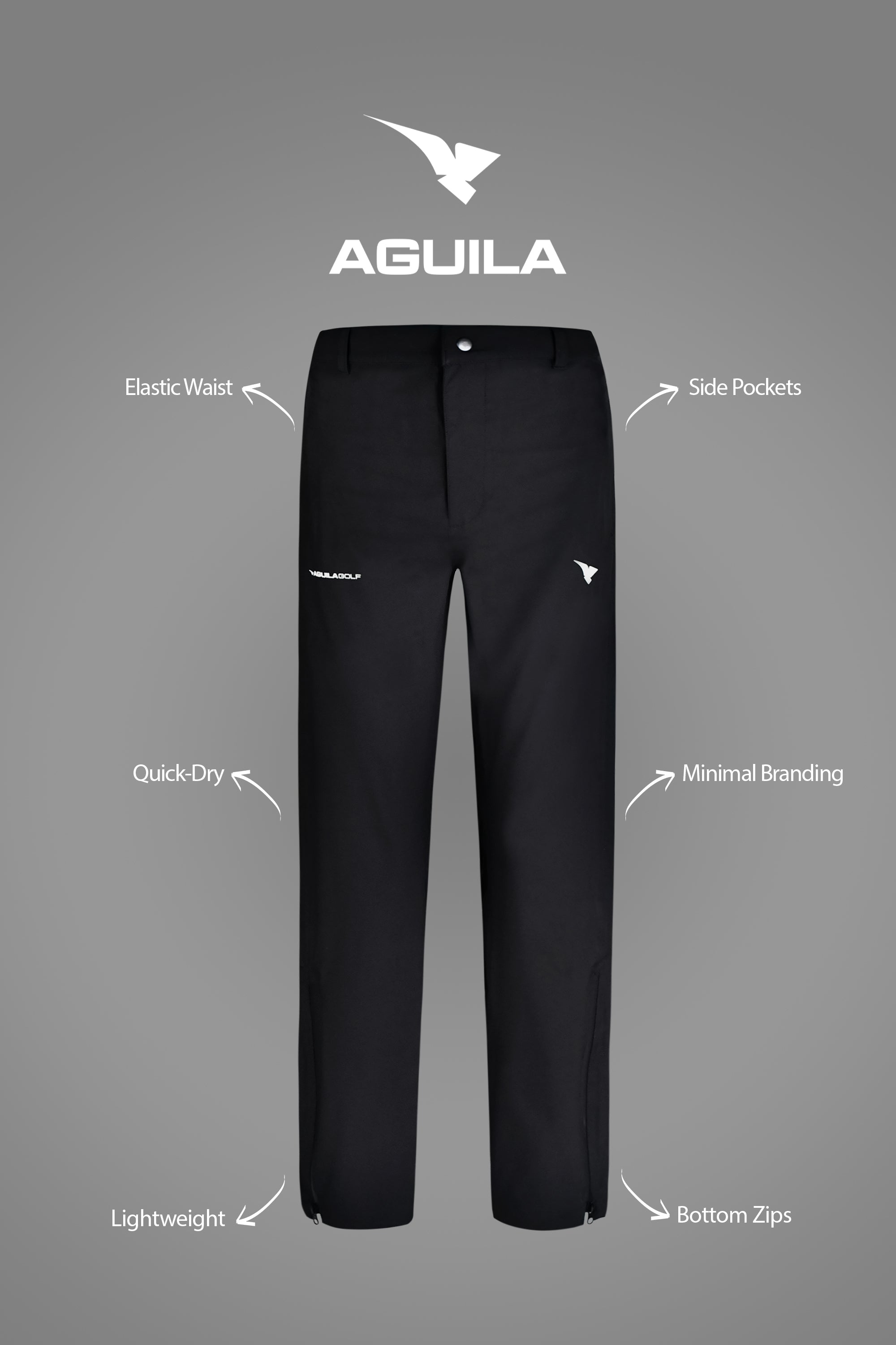RAIN SUIT PANT BLACK