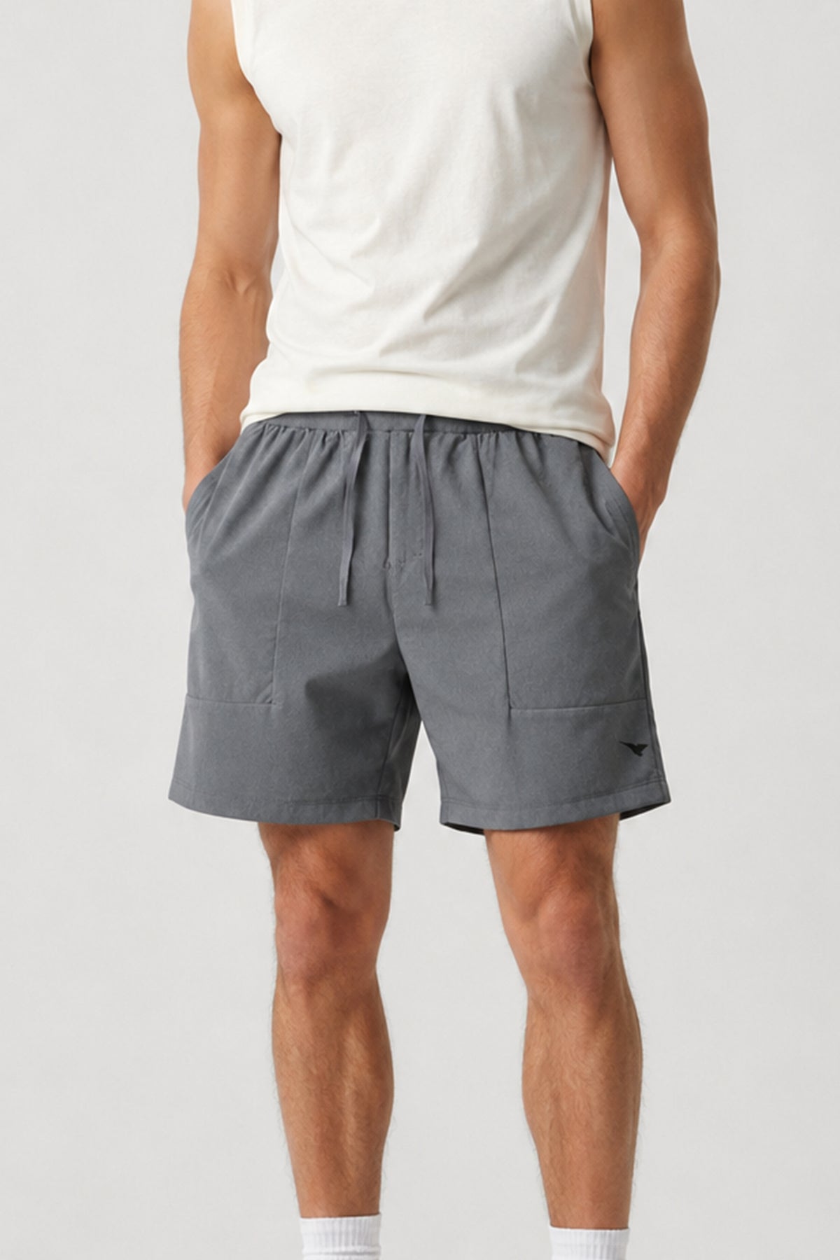 PRO GYM SHORT STONE GREY