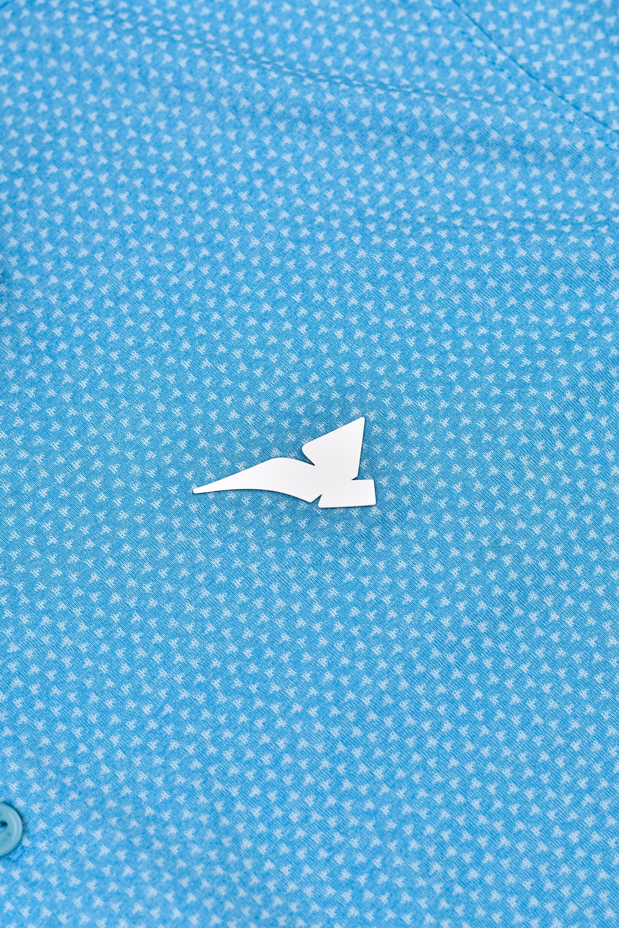 SWIFT MEN GOLF POLO CYAN