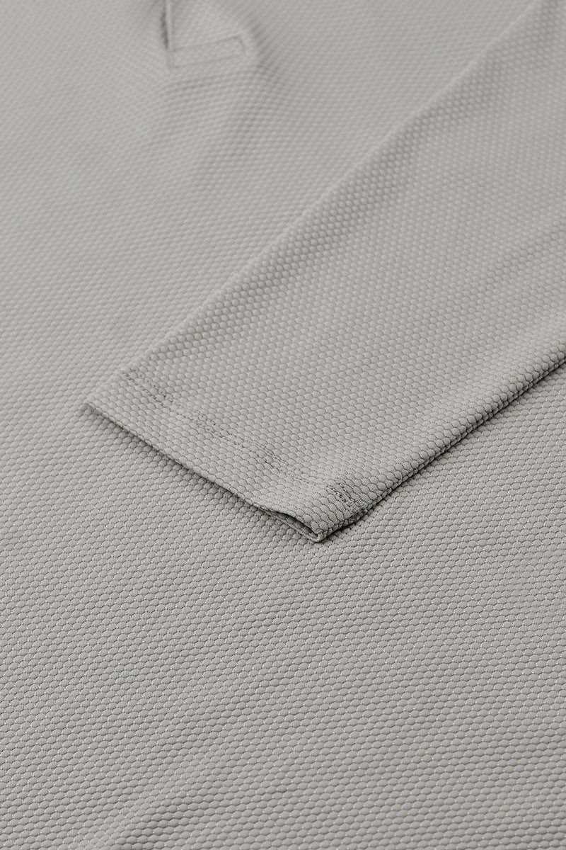 Midnight Men LS Golf Polo ASH GREY