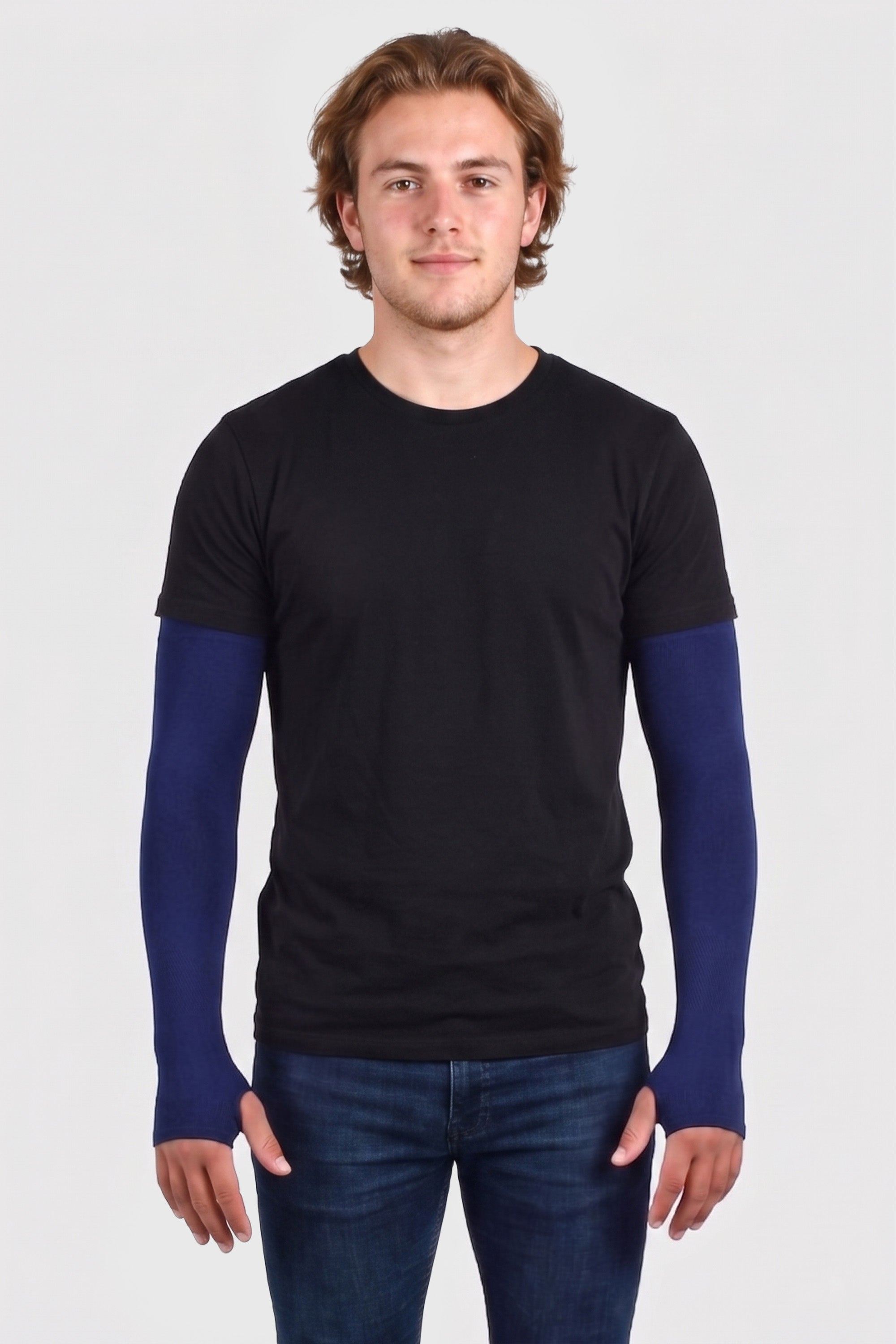 UV & DENGUE PROTECTIVE ARM SLEEVES NAVY