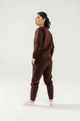 Brown Sweat Shirt / Pant - aguilaactivewear