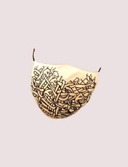 Calligraphy Face Mask - aguilaactivewear